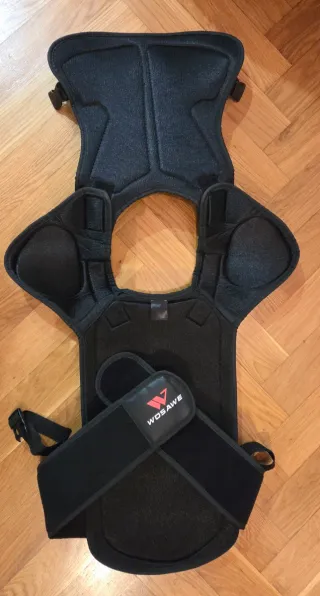 Coraza / proteccion pectoral y espalda  infantil