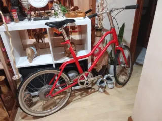 Bicicleta Roja Liviana.
