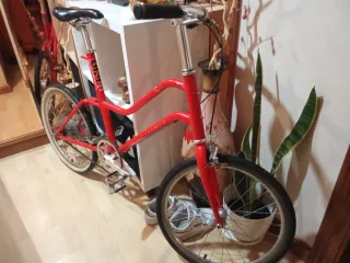 Bicicleta Roja Liviana.