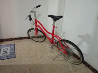 Bicicleta Roja Liviana.