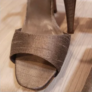 Zapatos tacón y bolso fiesta T37