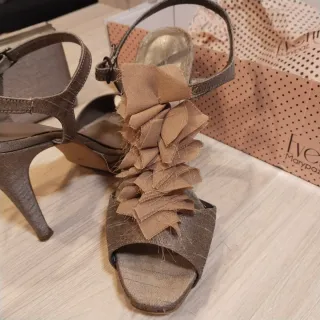 Zapatos tacón y bolso fiesta T37