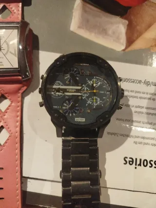 Reloj Diesel Rosa y Plateado