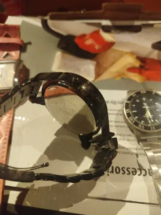 Reloj Diesel Rosa y Plateado