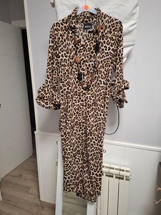 Vestido MONA estampado leopardo talla M