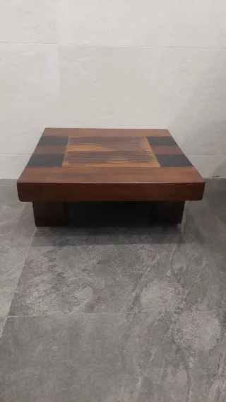 2 Mesitas Maisons du monde madera