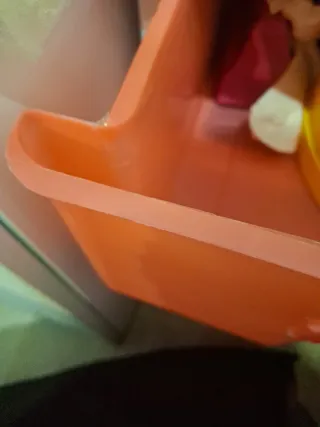 Cajonera de plástico multicolor