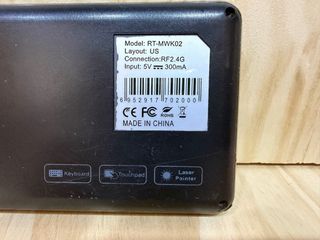 Mini Tastiera Rii Wireless con Touchpad e Laser