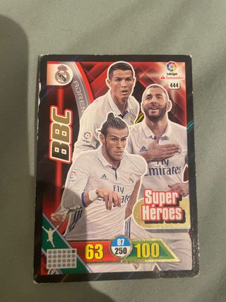 Carta Fútbol BBC Real Madrid LaLiga