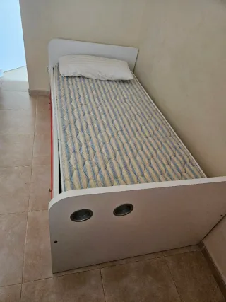 Cama nido 90x190 con cama inferior