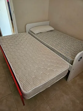 Cama nido 90x190 con cama inferior