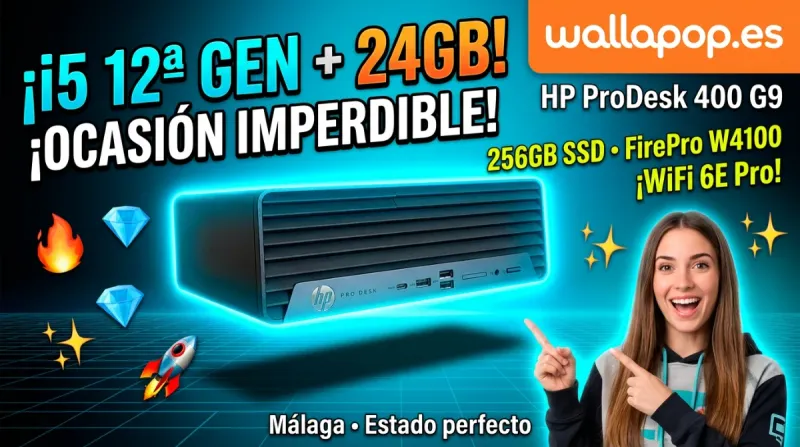 HP ProDesk 400 G9 SFF i5-12500 24GB RAM 256GB