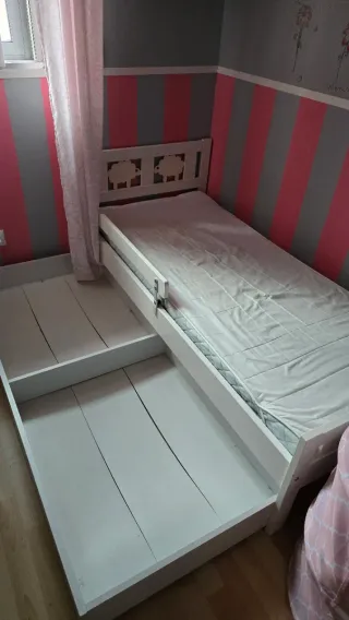 Cama infantil IKEA KRITTER con cajón