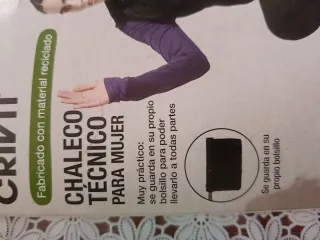 Chaleco Crivit Técnico Mujer Talla M