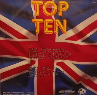 Vinilo LP Varios Top Ten 1989. Maxi Single regalo.