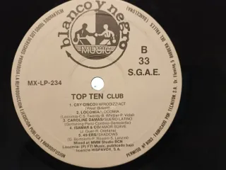 Vinilo LP Varios Top Ten 1989. Maxi Single regalo.