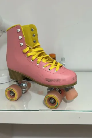 Patines Rosas y Amarillos