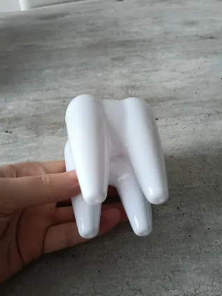 Portaspazzolino bianco