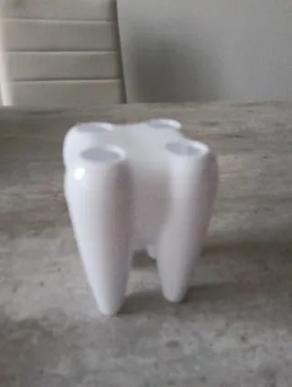 Portaspazzolino bianco