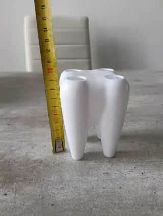 Portaspazzolino bianco