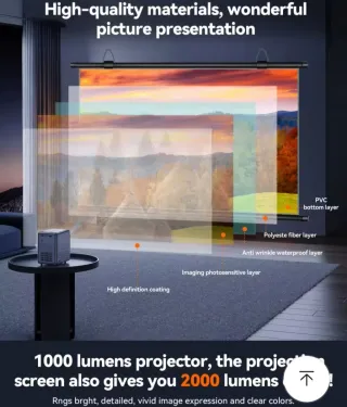 Schermo Proiettore 92 Pollici