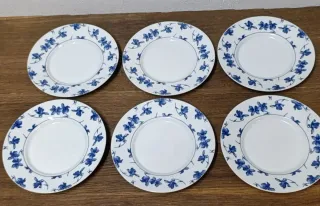 CONJUNTO 6 TAZAS Y PLATOS PORCELANA VISTA ALEGRE