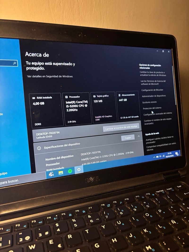 Portátil Dell Latitude E5450 afbeelding 4