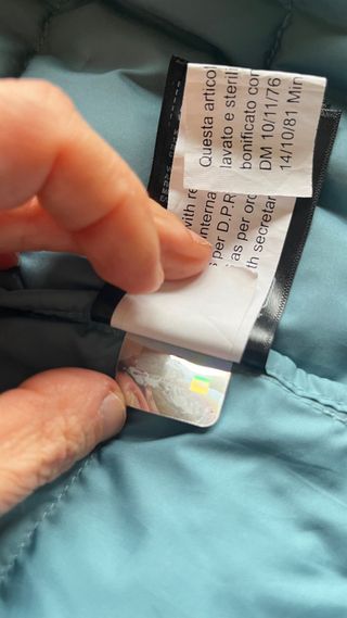 Plumífero The North Face con etiqueta