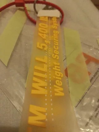 Portachiavi Off-White Gomma Giallo