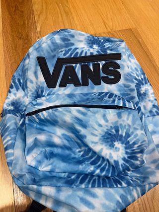Mochila Vans Tie-Dye Azul y Blanca Pequeña