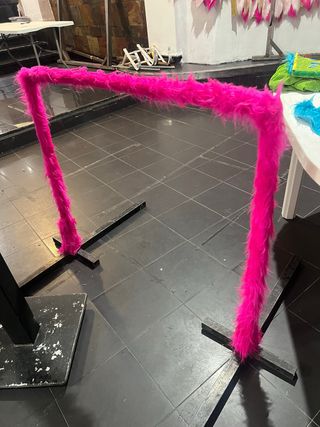 Portería infantil rosa