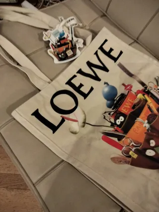 Bolsa Loewe Crafted World Beige