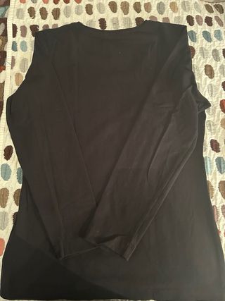 Camiseta negra Airfield con tachuelas