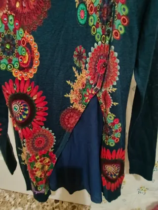 Jersei Desigual Cuello Alto Estampado