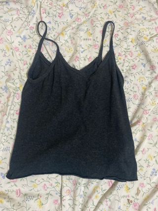 Camiseta de tirantes gris