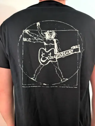 CAMISETA NEGRA - EXTREMODURO / MATERIAL - XL y más