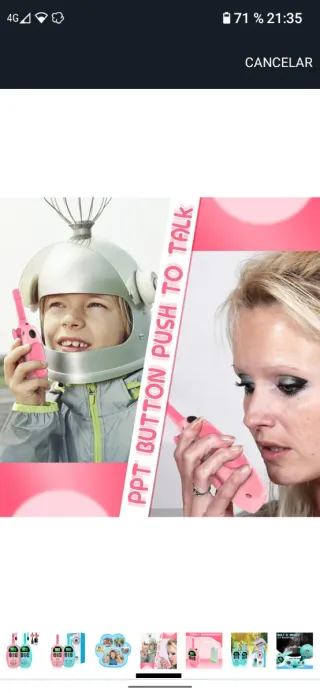 Walkie Talkie 2 unid. Niños LCD 3Km,color verde ca