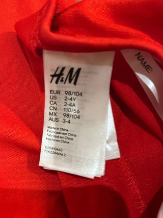 Disfraz Iron Man Talla 2-4 años