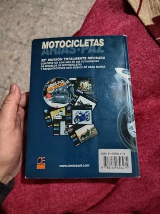 Libro Motocicletas Arias-Paz 32ª Edición + CD