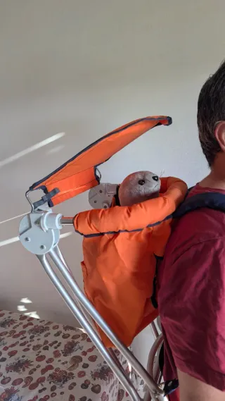 Zaino porta bimbo della Chicco con ruote