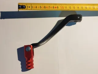 Palanca Cambios Moto Enduro Rojo/Negro