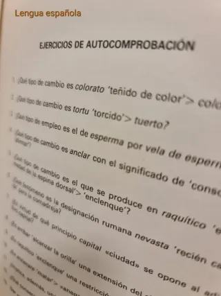 LENGUA ESPAÑOLA. UNED