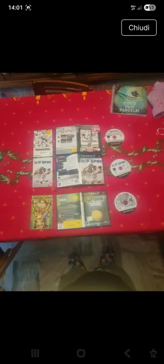 Giochi PS2 Top Spin e European Tennis Pro 3 giochi