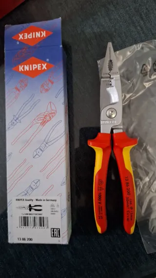 Alicates Electricista Knipex 13 86 200 Nuevo