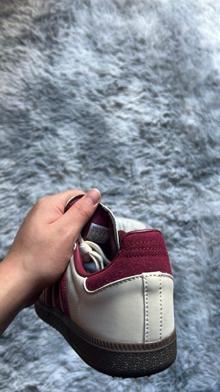 Adidas Samba OG Talla 38 Granate/Crema