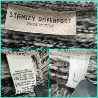 Maglione Stanley Davenport Vintage Anni '90 Taglia