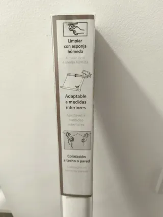 Estor Nash Blanco opaco 140x190 cm