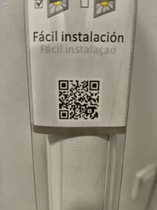 Estor Nash Blanco opaco 140x190 cm