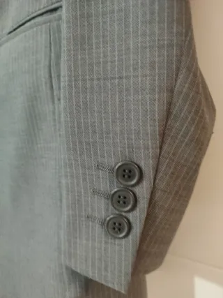 Traje de chaqueta gris