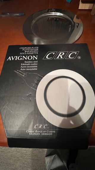 Juego 6 Bajoplatos y Paneras Inox CRC